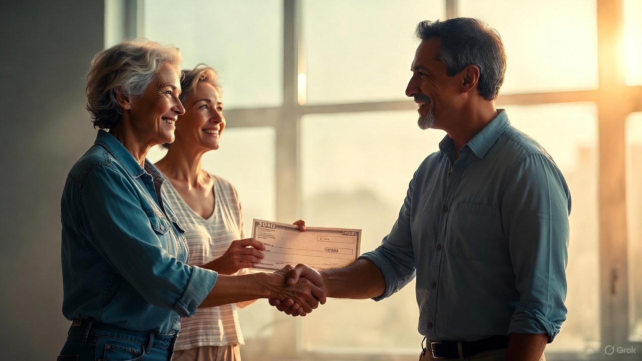 Family discovering unclaimed funds